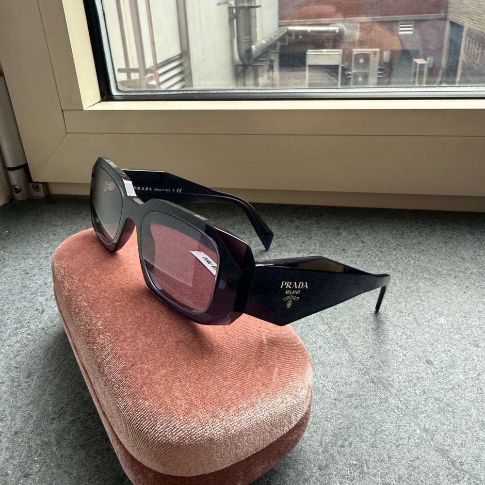 Prada Dark Blue Symbole Sunglasses - Picture 3 of 7